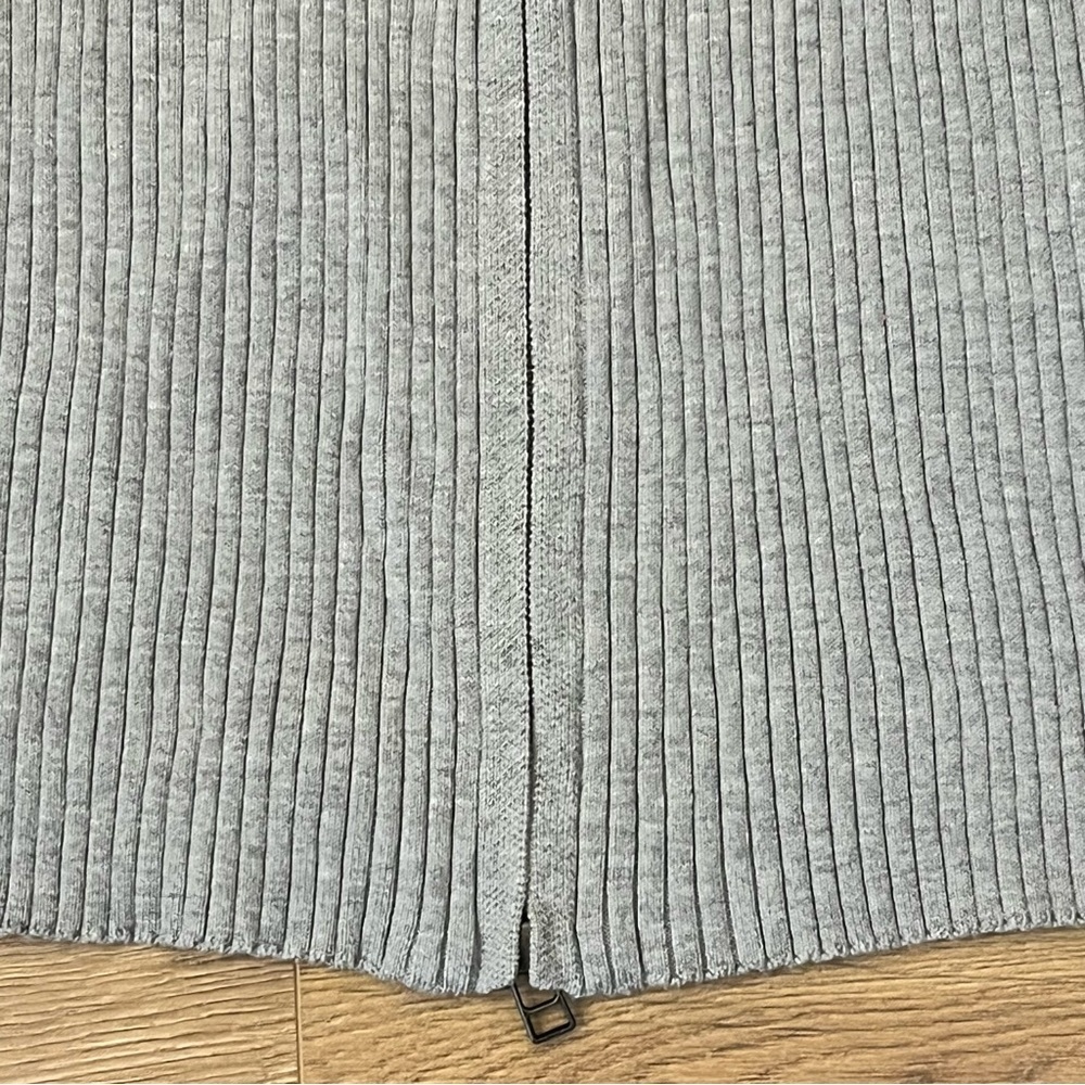 Daily Practice | Ribbed gray sweater midi skirt Women’s size M Anthropologie - Picture 4 of 9